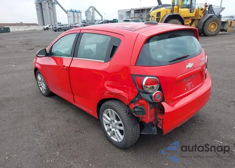 2016 Chevrolet Sonic Lt Auto из США, поврежденный, VIN 1G1JC6SB4G4175263